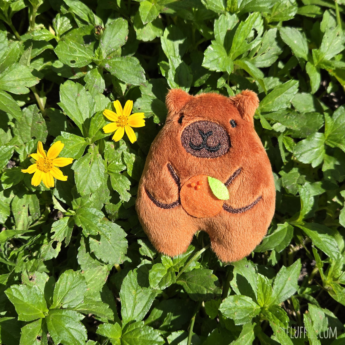 Capybara Plush Keychain