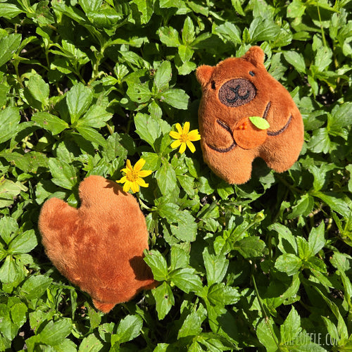 Capybara Plush Keychain