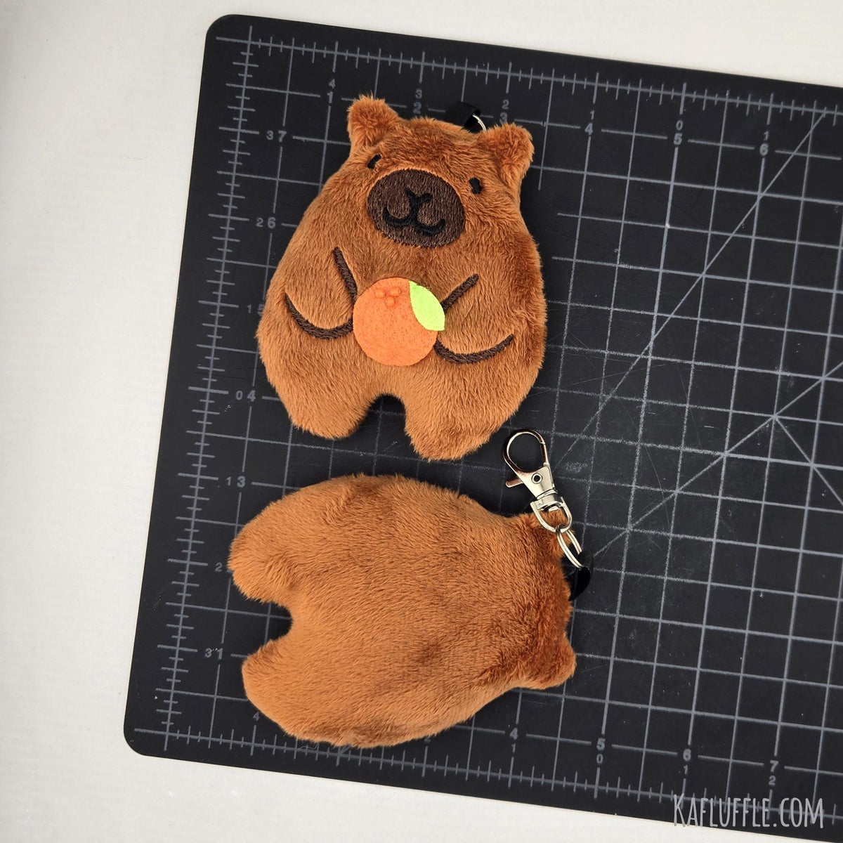 Capybara Plush Keychain