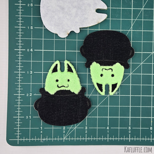 Cauldron Cat Iron-On Patch