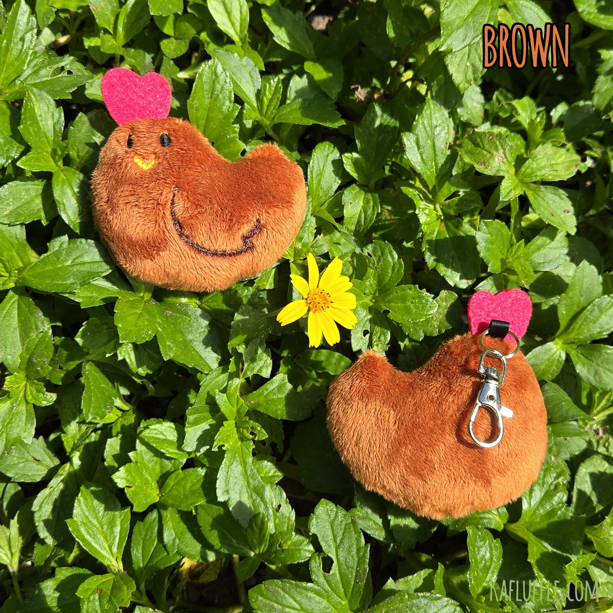 Chicken Plush Keychain