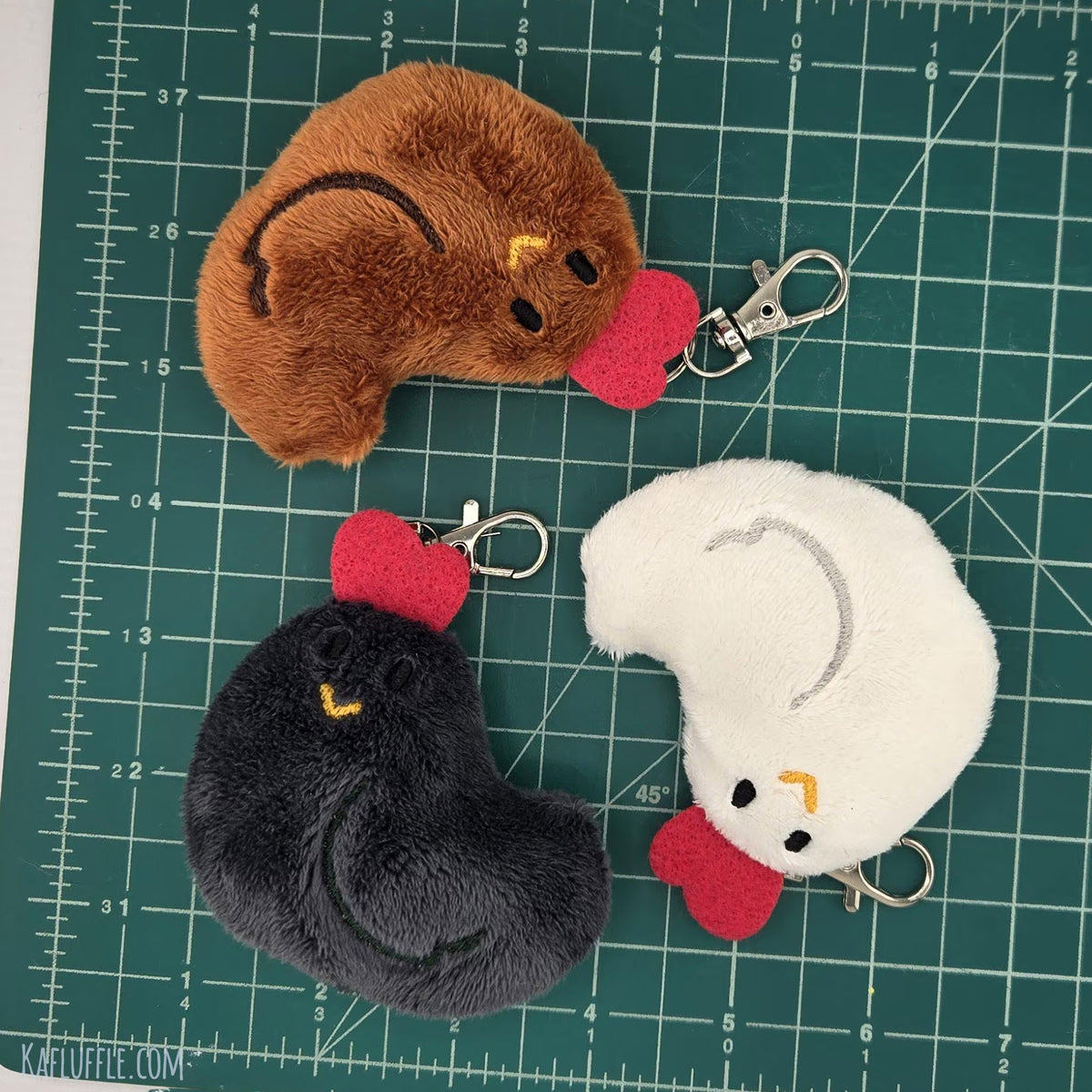 Chicken Plush Keychain