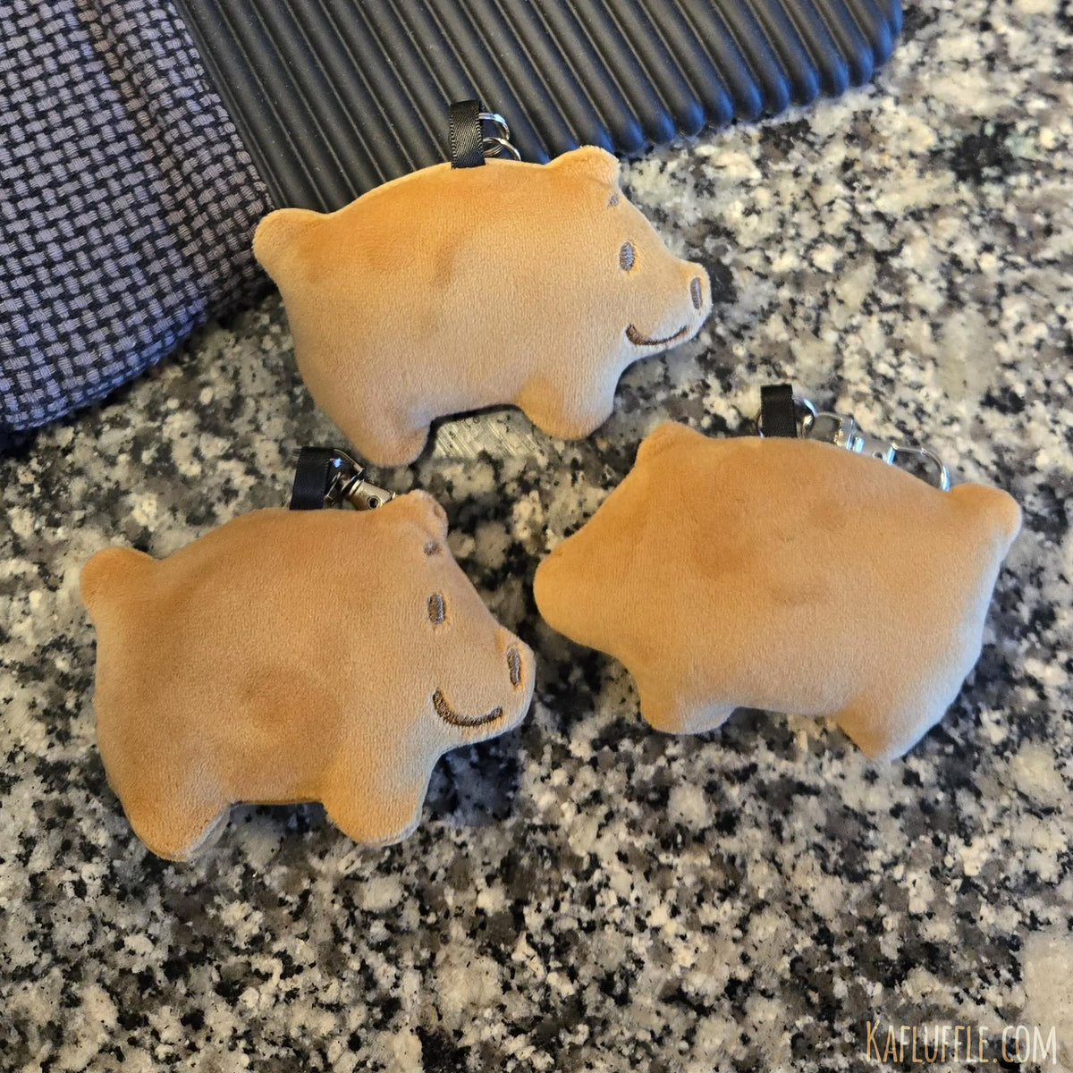 Marranitos Mexican Gingerbread Pig Cookie Plush Keychain