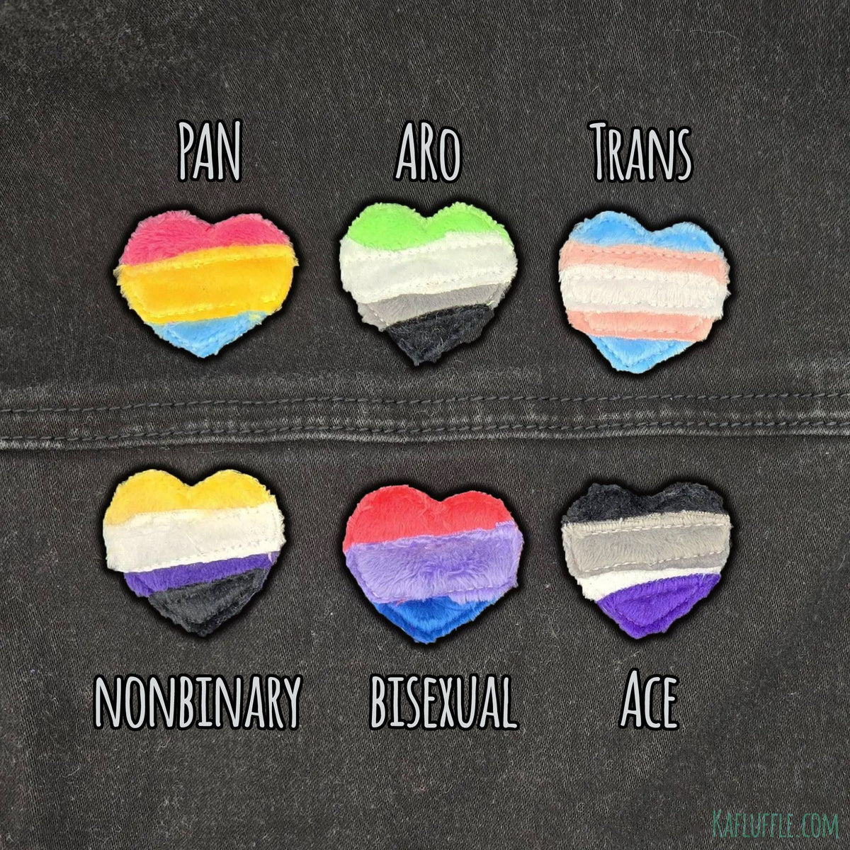 Upcycled Scrappy Pride Iron-On Patches
