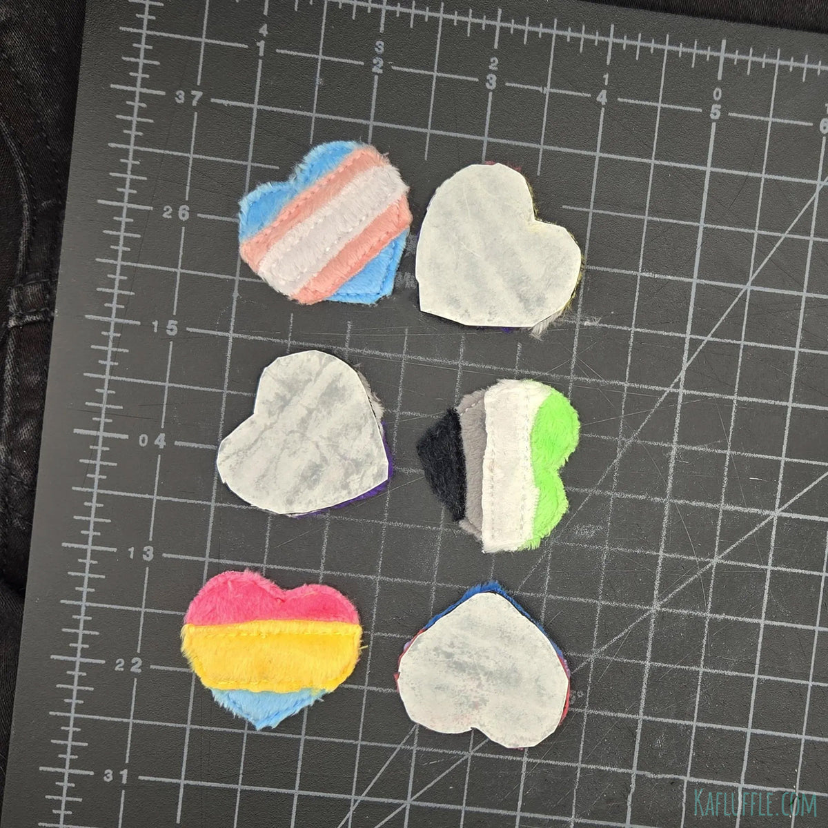 Upcycled Scrappy Pride Iron-On Patches