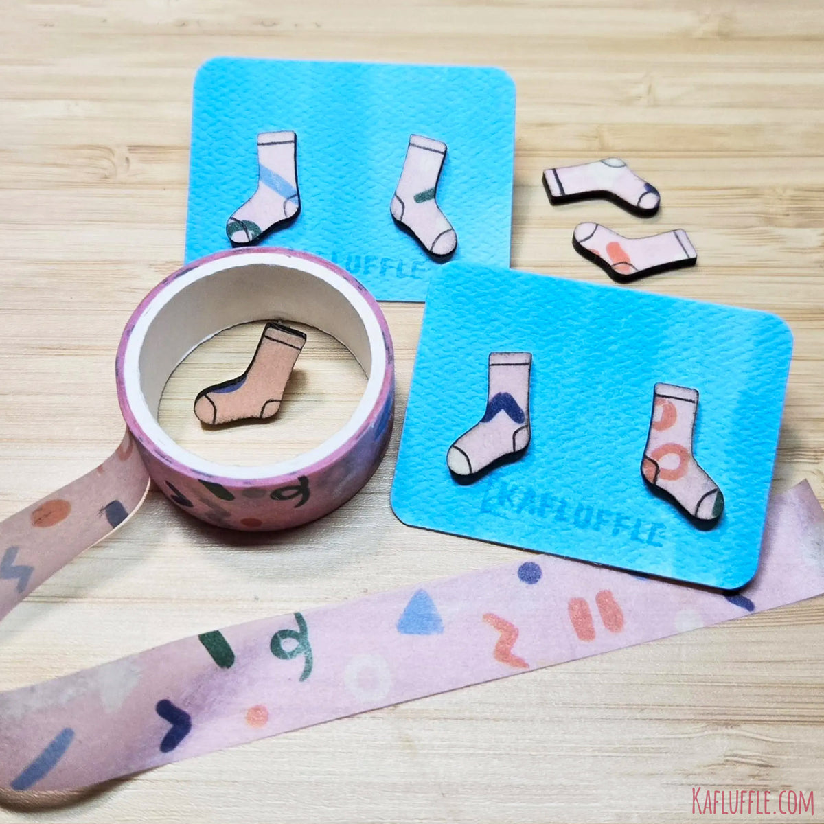 Mystery Pair of Funky Sock Earrings