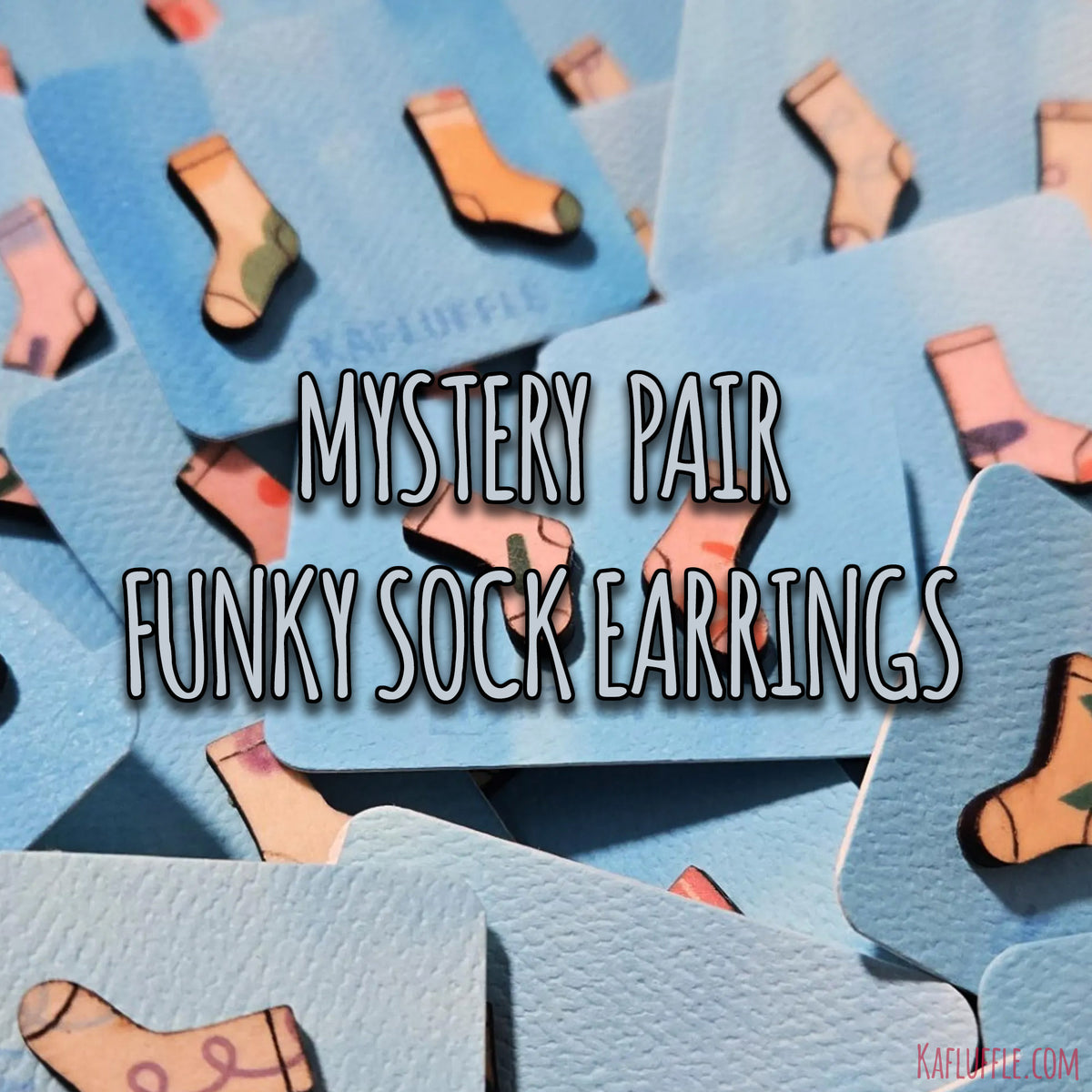 Mystery Pair of Funky Sock Earrings